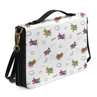 Thumbnail for Colorful Cartoon Planes 2 Designed PU Accessories Bags Strap Style