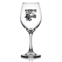 Thumbnail for Airbus A350 & Trent Wxb Engine Designed Wine Glasses