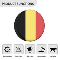 Thumbnail for Belgium Flag Designed Tire Cover Cases