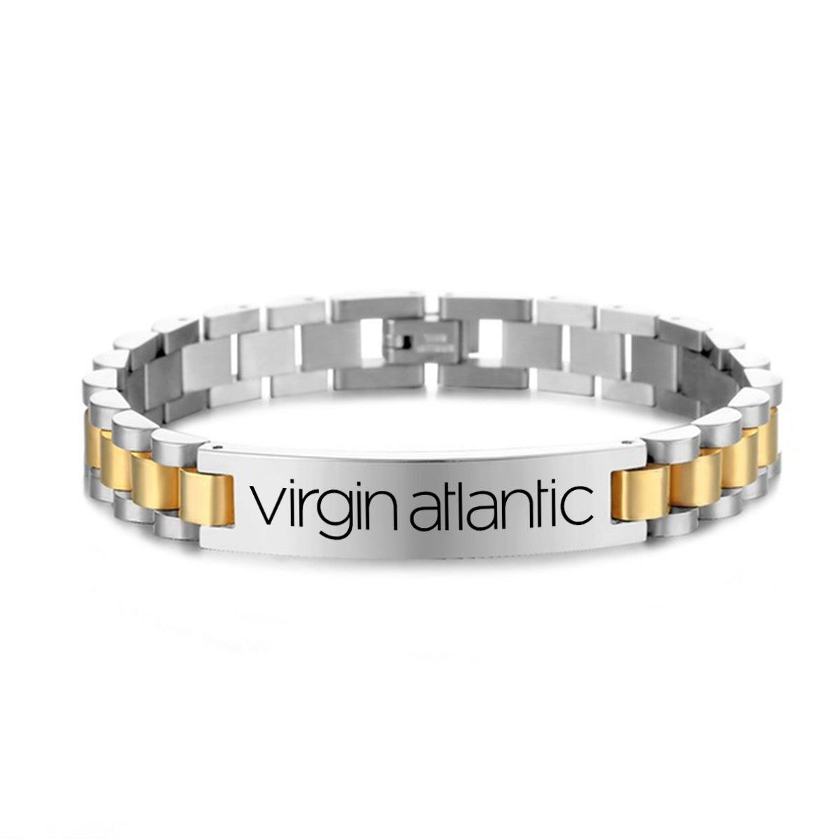 Virgin Atlantic- Airlines Designed Stainless Steel Chain Bracelets
