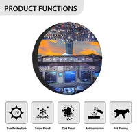 Thumbnail for Amazing Boeing 737 Cockpit Designed Tire Cover Cases