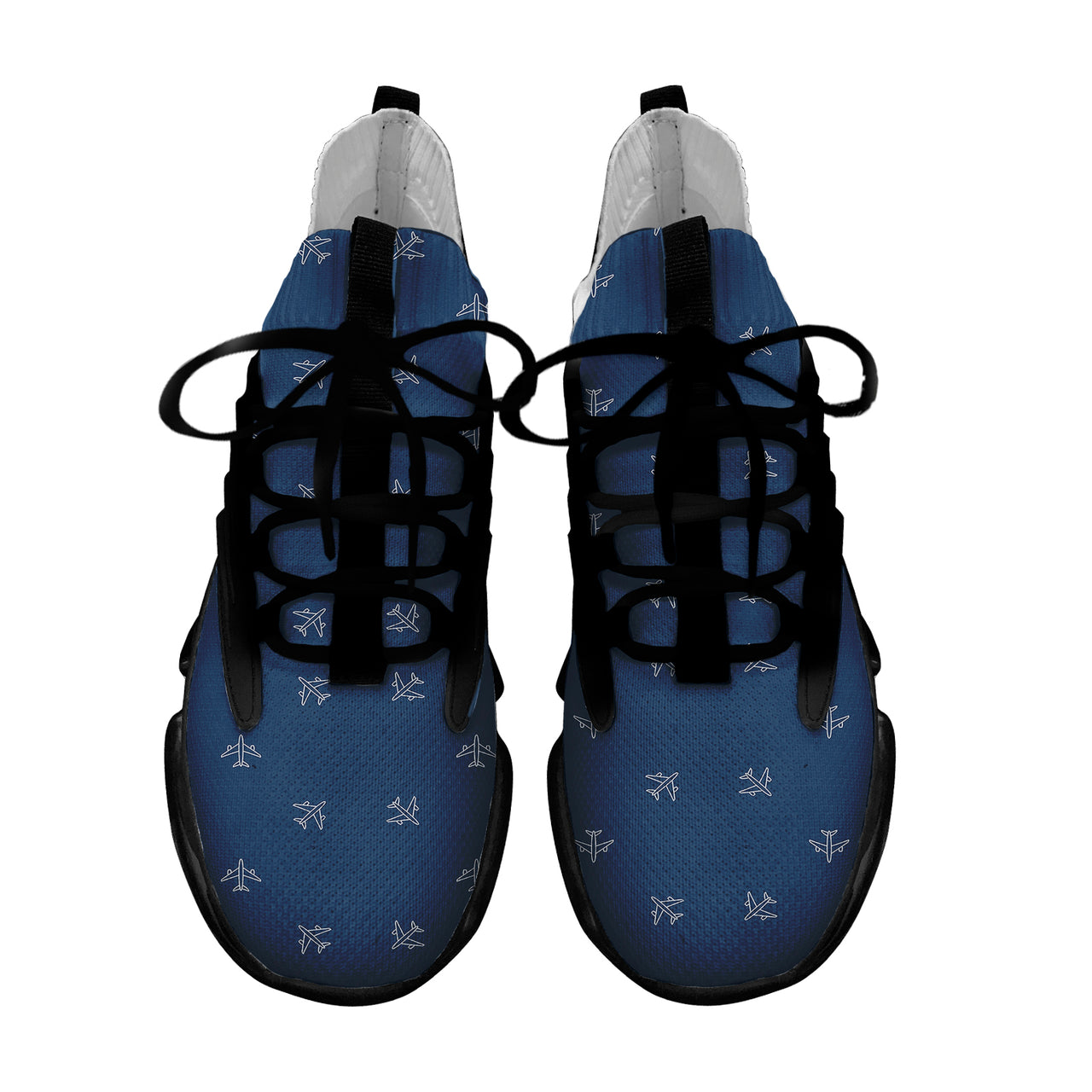 Nice Airplanes (Blue) 2 Designed Fashion Running Shoes