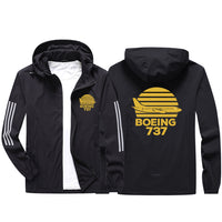 Thumbnail for Retro Boeing 737 Design Sport & Running Jackets