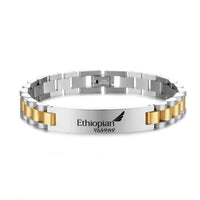 Thumbnail for Ethiopian Airlines Designed Stainless Steel Chain Bracelets