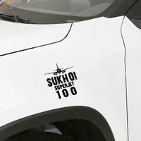 Thumbnail for Sukhoi Superjet 100 & Plane Designed Car Sticker