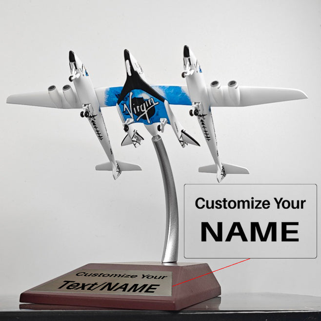 Galactic N348MS Old paint Virgin Space Ship Craft Aircraft Airplane Model (1:400 Scale)