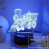 Thumbnail for Train 3D Designed Night Lamp