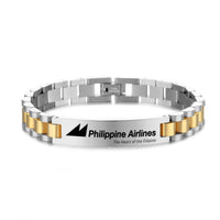 Thumbnail for Philippine Airlines Designed Stainless Steel Chain Bracelets