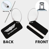 Thumbnail for Custom Name (Badge 6) Designed Fashion Metal Luggage Tags