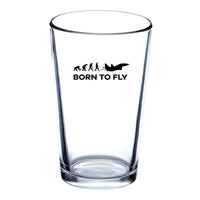 Thumbnail for Born To Fly Military Designed Beer & Water Glasses