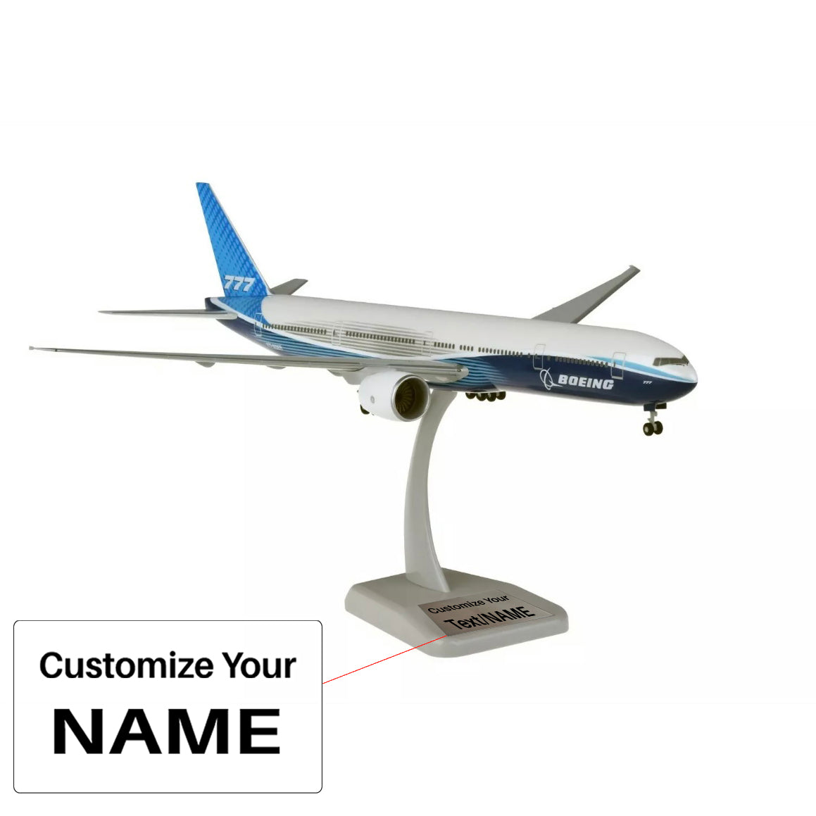 Original Livery Boeing 777-300ER  Airplane Model (1/200 Scale)