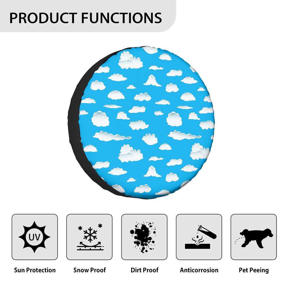 Amazing Clouds 2 Designed Tire Cover Cases