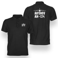 Thumbnail for Antonov AN-124 & Plane Designed Double Side Polo T-Shirts