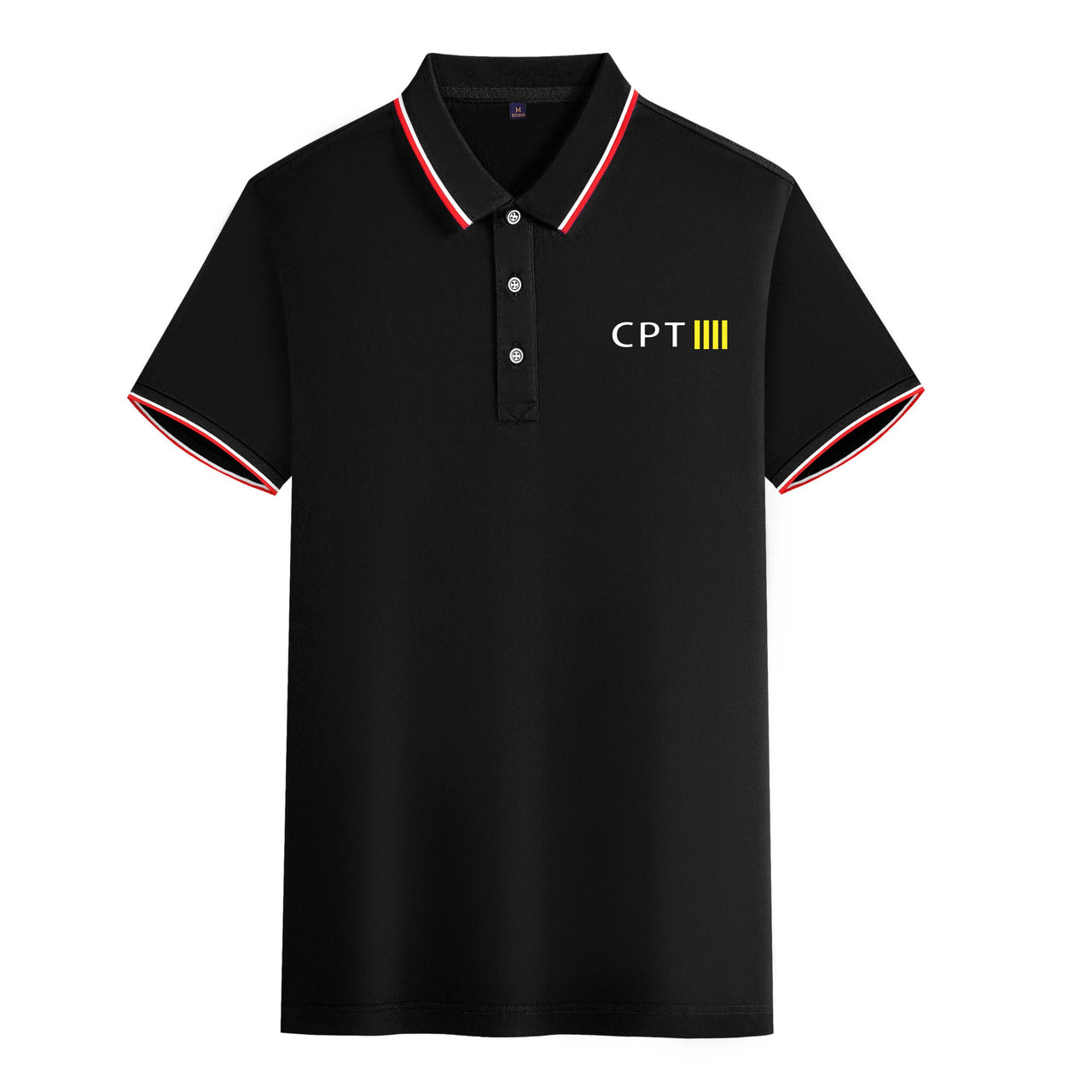 CPT & 4 Lines Designed Stylish Polo T-Shirts