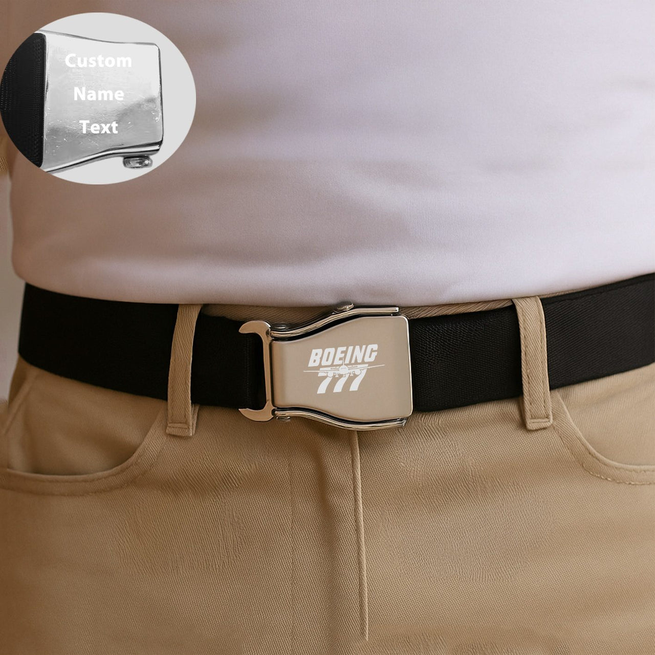 Amazing Boeing 777 Designed Fashion Airplane Seat Belts