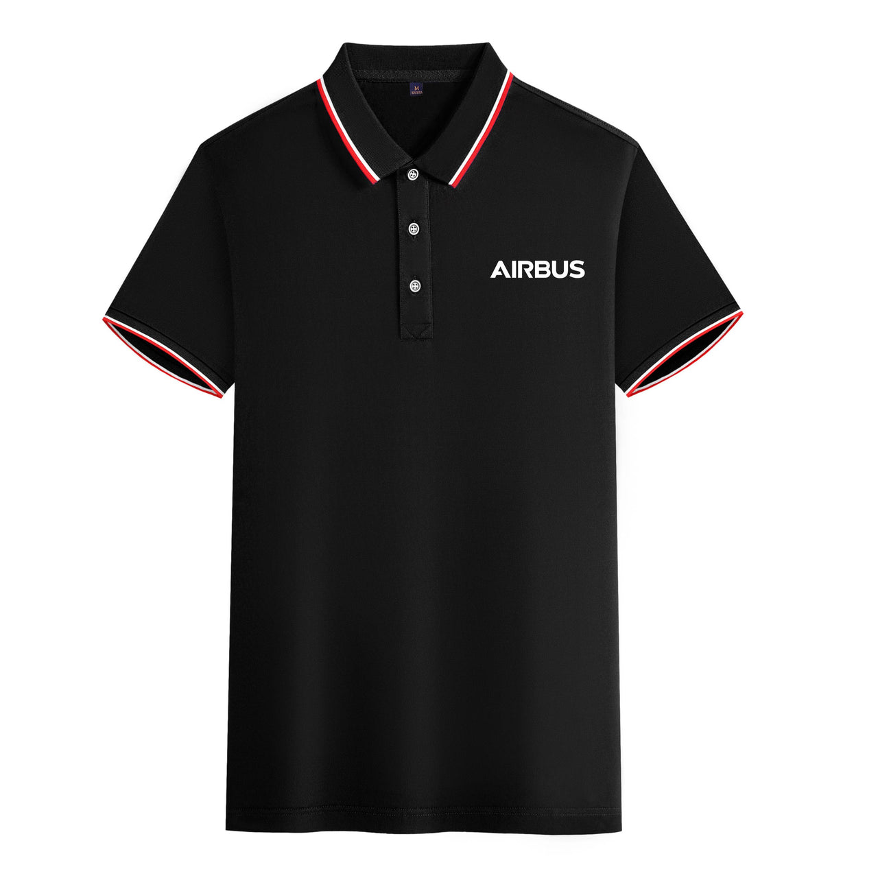 Airbus & Text Designed Stylish Polo T-Shirts