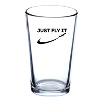 Thumbnail for Just Fly It 2 Designed Beer & Water Glasses