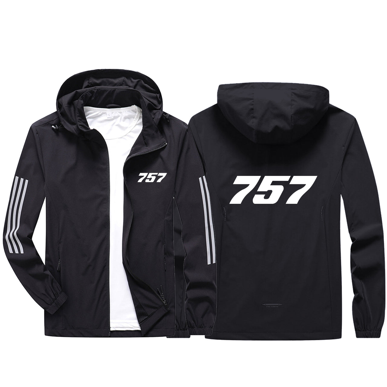757 Flat Text Sport & Running Jackets