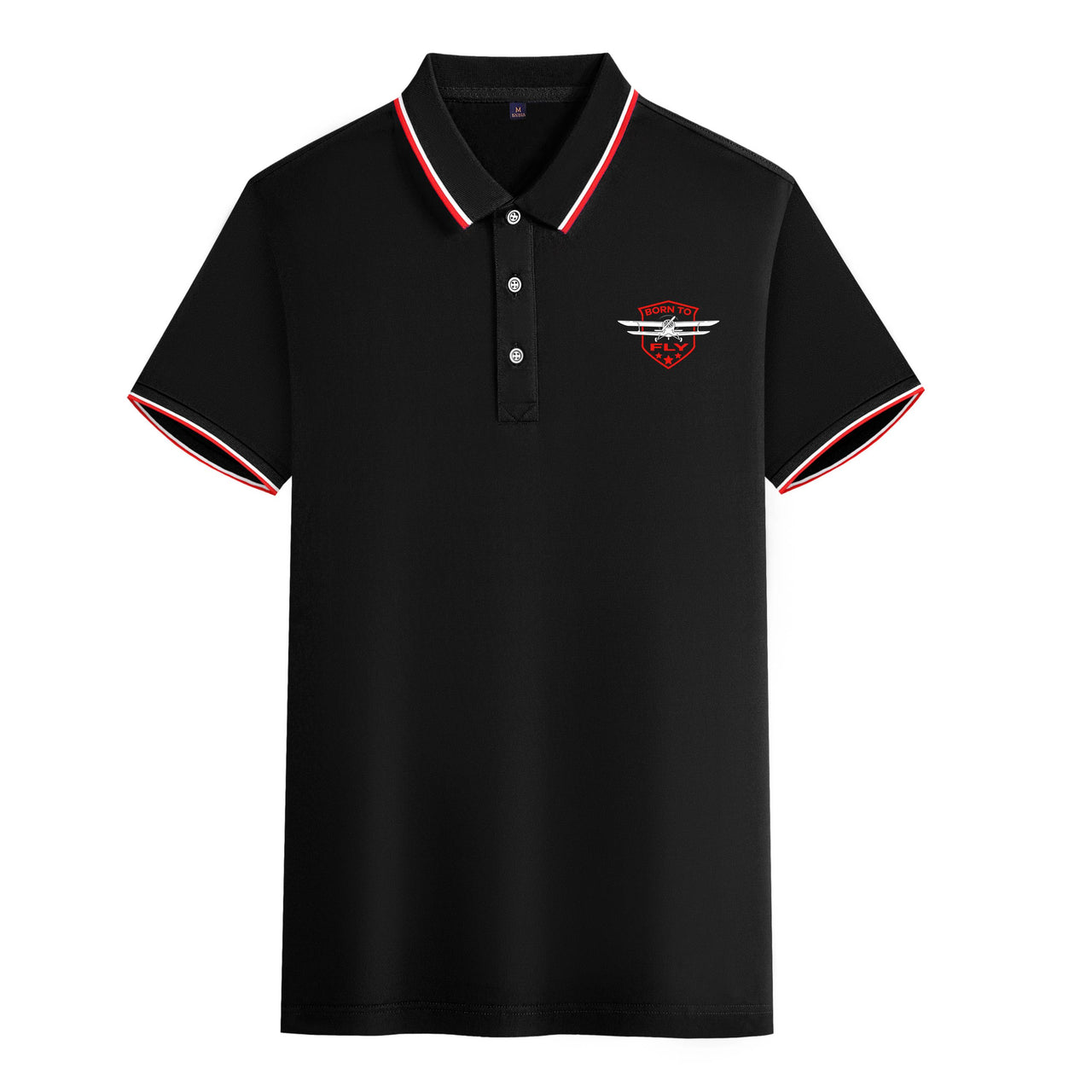 Born To Fly Designed Designed Stylish Polo T-Shirts
