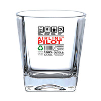 Thumbnail for Airline Pilot Label Designed Whiskey Glass