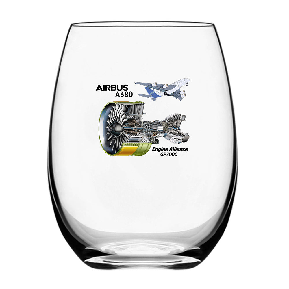 Airbus A380 & GP7000 Engine Designed Water & Drink Glasses