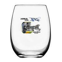 Thumbnail for Airbus A380 & GP7000 Engine Designed Water & Drink Glasses