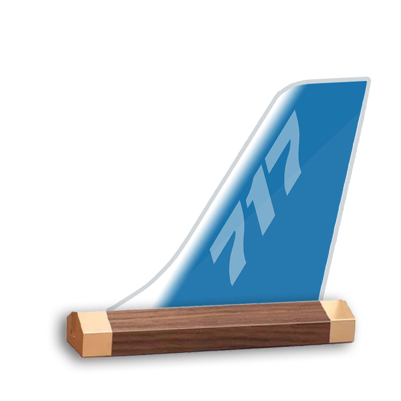 Boeing 717 Designed Tail Logo Desk Models