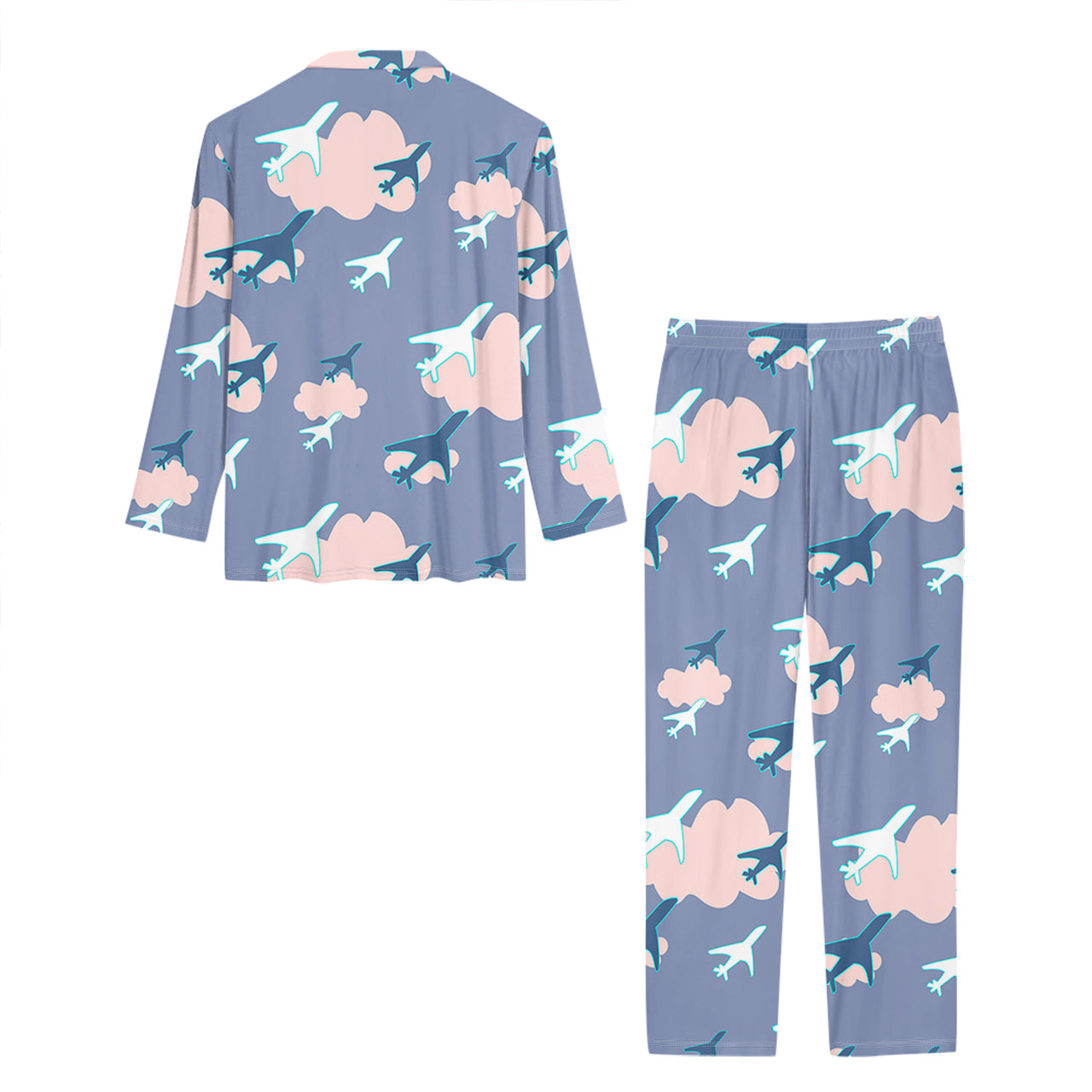 Cool & Super Airplanes (Vol2) Designed Women Button Pajamas