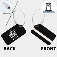 Thumbnail for Boeing 727 & Plane Designed Fashion Metal Luggage Tags