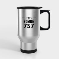 Thumbnail for Boeing 757 & Plane Designed Travel Mugs (With Holder)