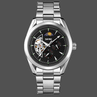 Thumbnail for Fully Automatic Mechanical Moon Phase Hollow Bottom Waterproof Watch