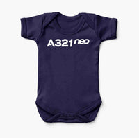 Thumbnail for A321neo & Text Designed Baby Bodysuits