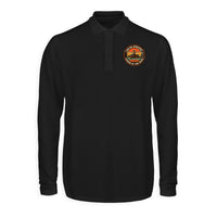 Thumbnail for Retro Apache AH-64 Designed Long Sleeve Polo T-Shirts