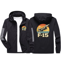Thumbnail for Retro Fighter Jet F15 Design Sport & Running Jackets