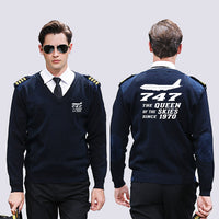 Thumbnail for Boeing 747 - Queen of the Skies (2) Designed Wool Pilot Sweaters