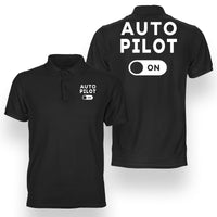 Thumbnail for Auto Pilot ON Designed Double Side Polo T-Shirts