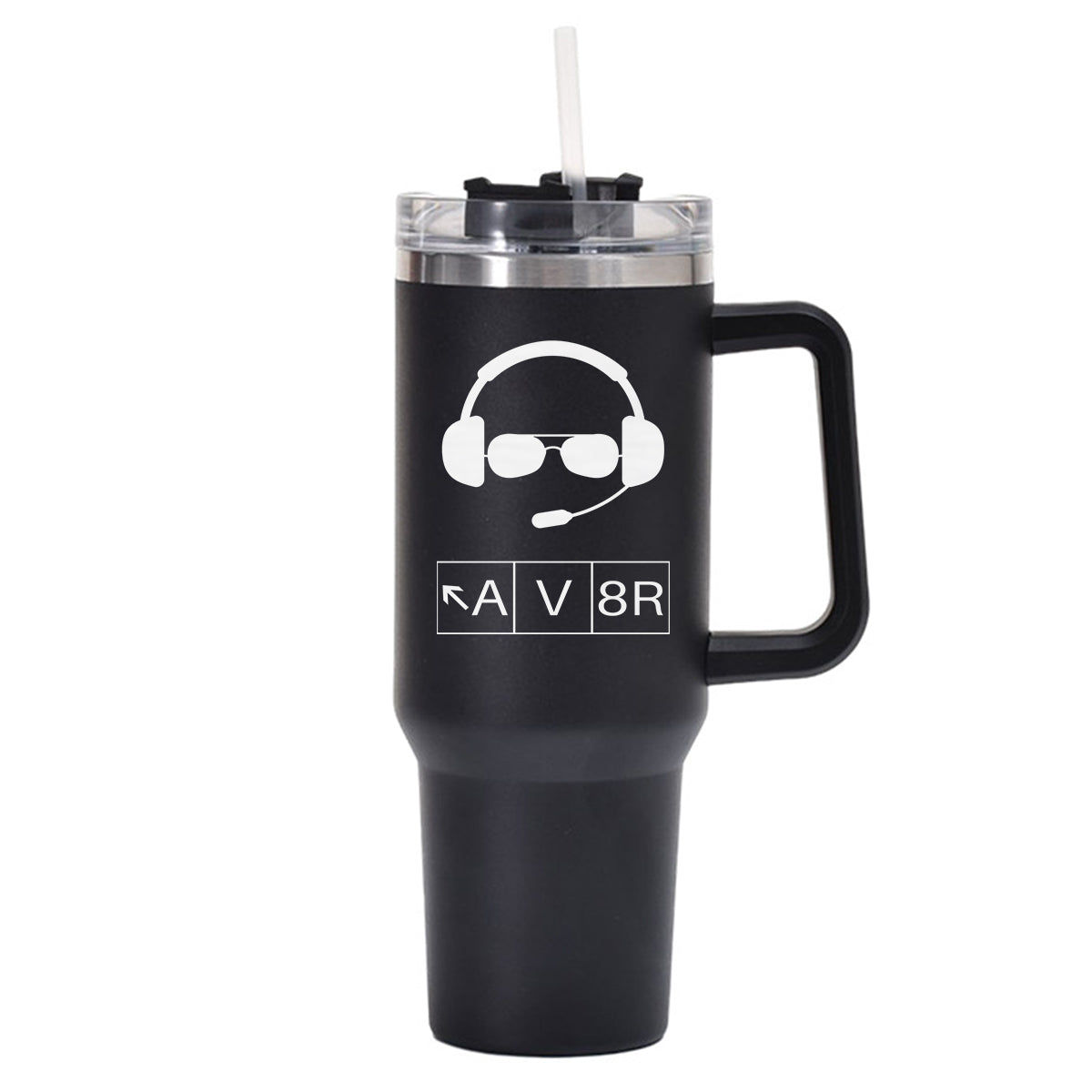 AV8R 2 Designed 40oz Stainless Steel Car Mug With Holder