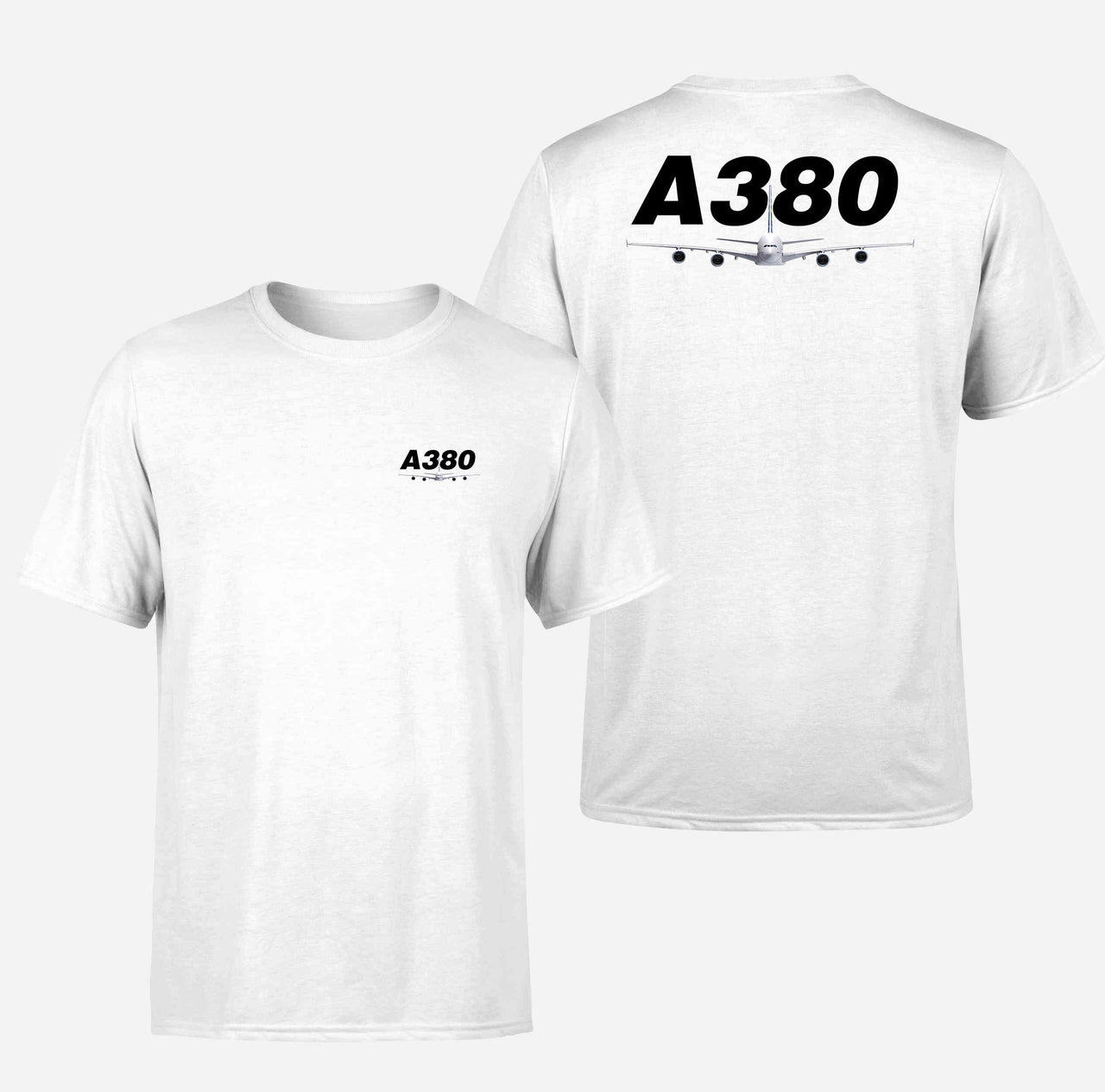 Super Airbus A380 Designed Double-Side T-Shirts