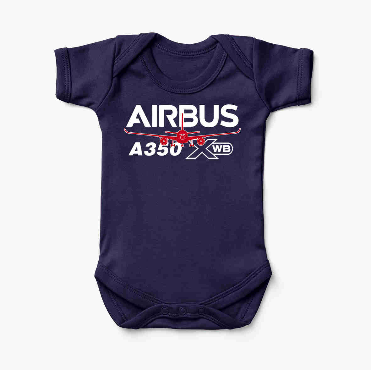 Amazing Airbus A350 XWB Designed Baby Bodysuits