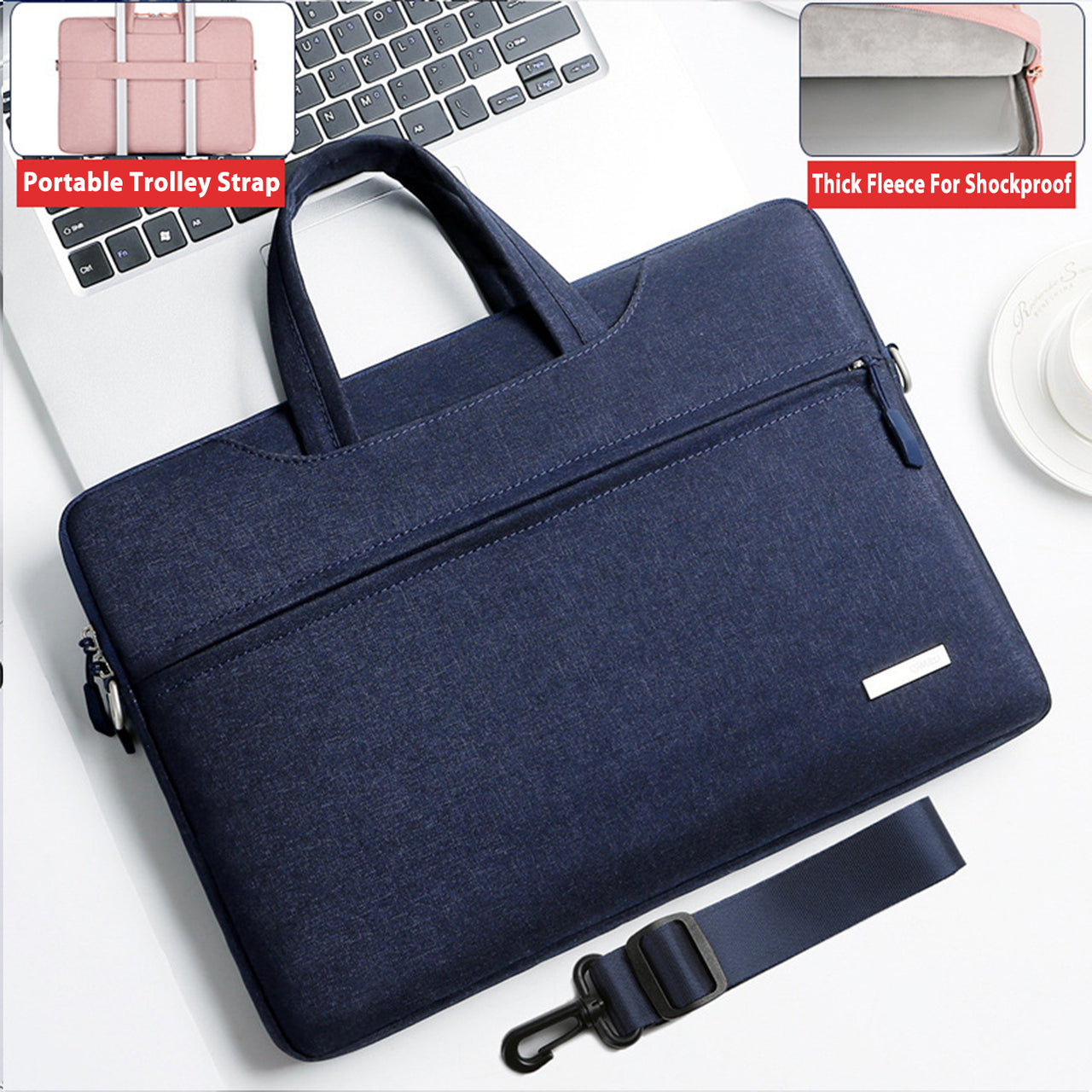 Simple Laptop Bag with Carrying Handle