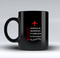 Thumbnail for In Aviation Designed Black Mugs