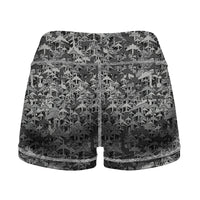 Thumbnail for Dark Coloured Airplanes Designed Women Yoga Shorts Pants