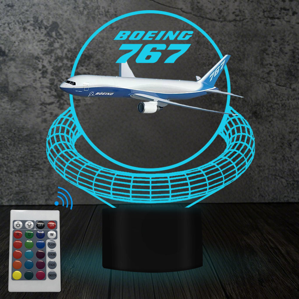 Boeing 767 Designed 3D Lamp