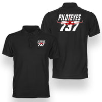Thumbnail for Amazing Piloteyes737 Designed Double Side Polo T-Shirts