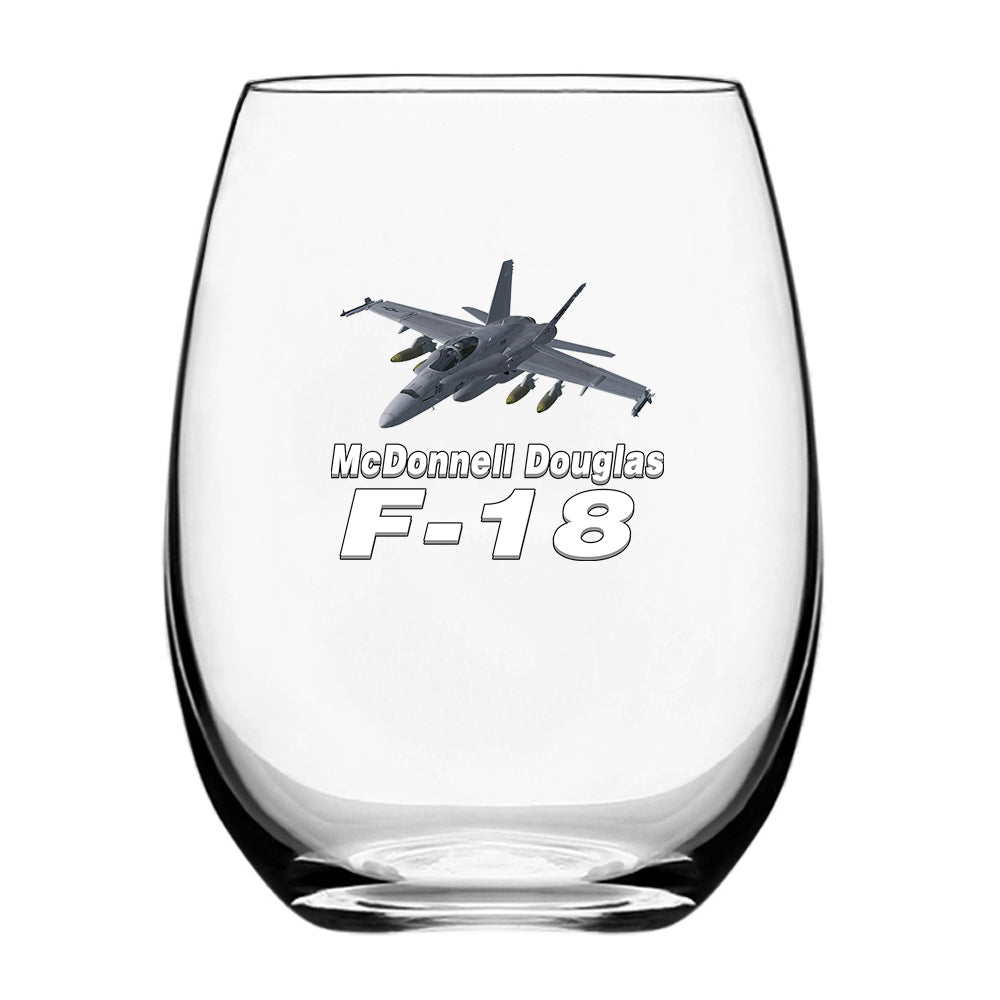 The McDonnell Douglas F18 Designed Water & Drink Glasses