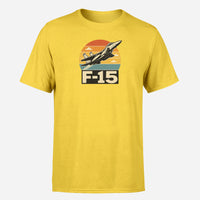 Thumbnail for Retro Fighter Jet F15 Design Super Quality T-Shirts