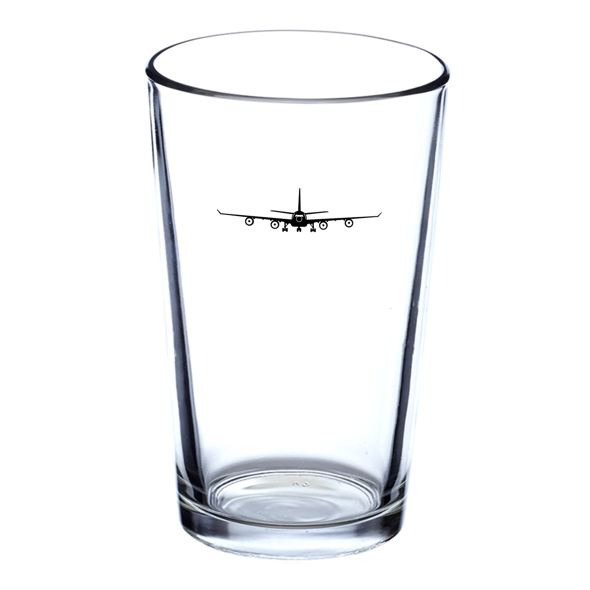 Airbus A340 Silhouette Designed Beer & Water Glasses