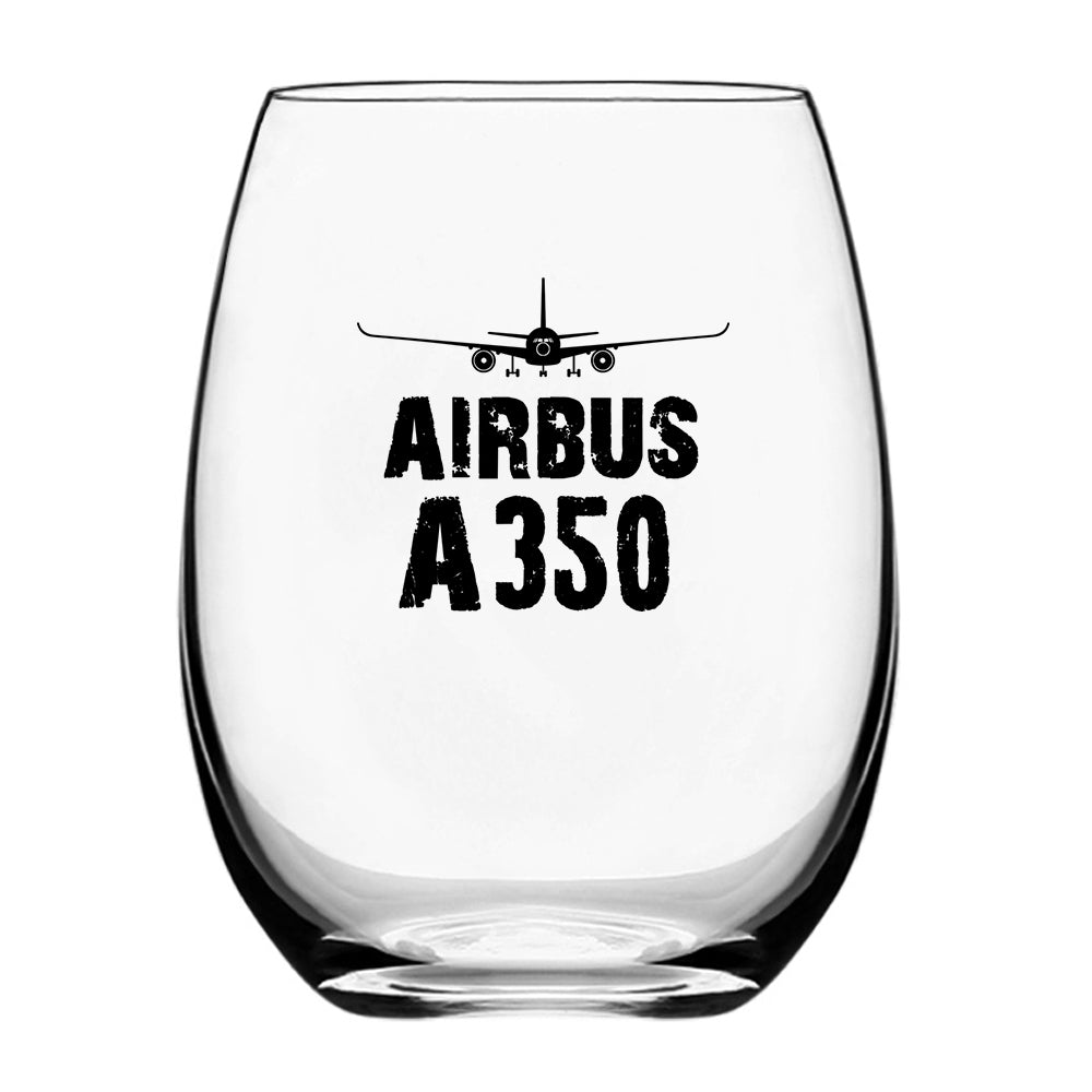 Airbus A350 & Plane Designed Water & Drink Glasses