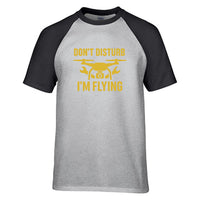 Thumbnail for Don't Disturb I'm Flying Designed Raglan T-Shirts