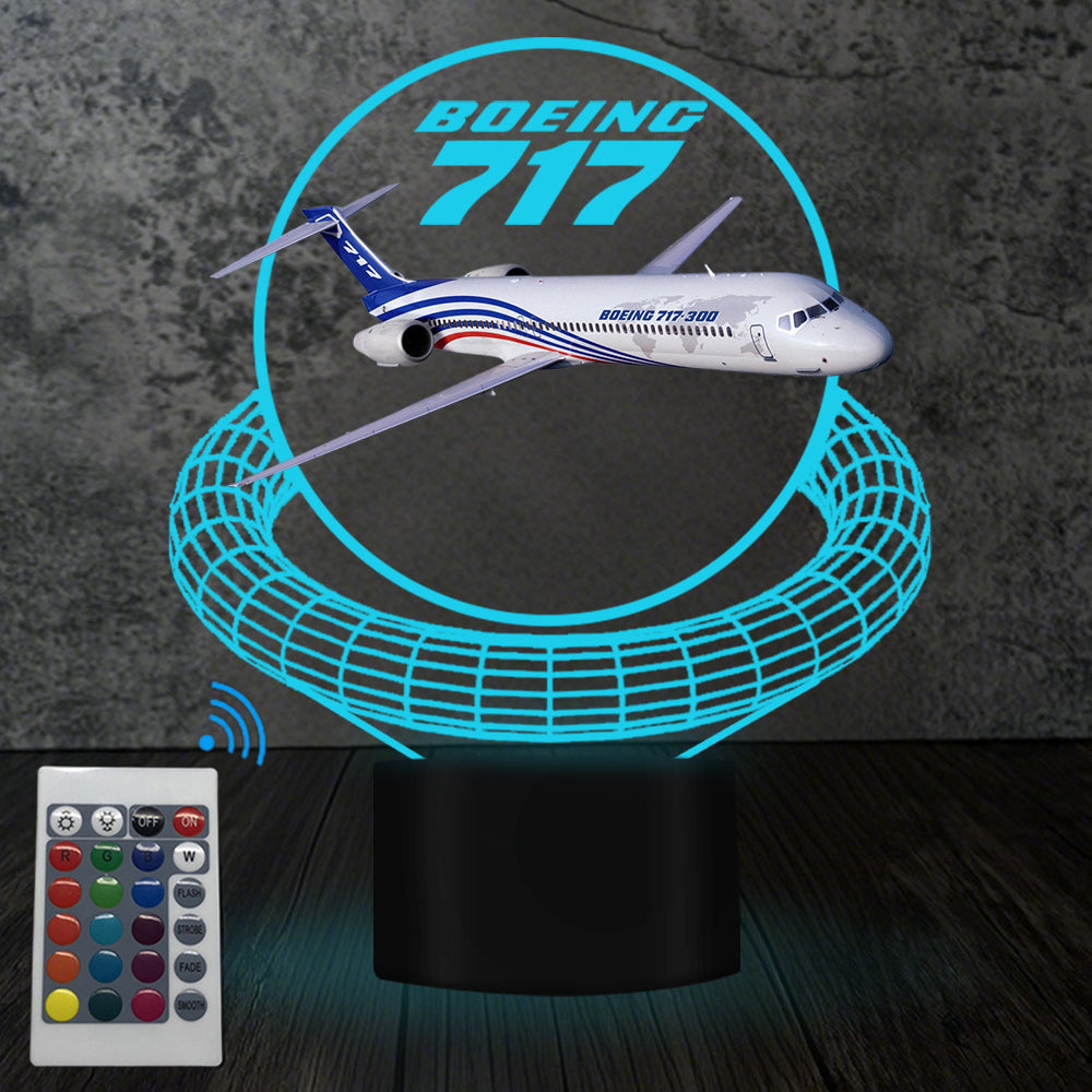 Boeing 717 Designed 3D Lamp